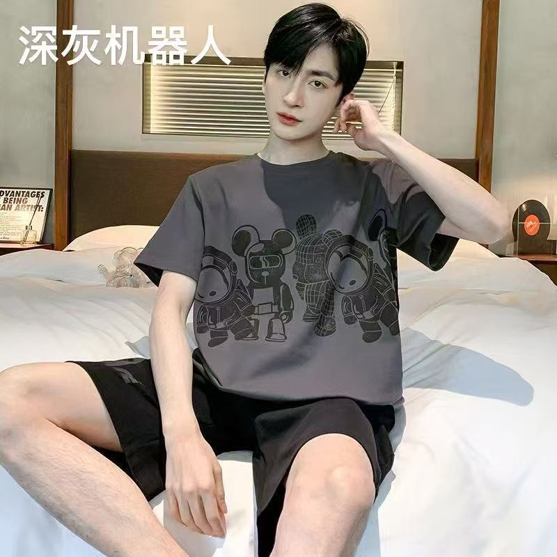 남자 단식  다크 그레이 로봇