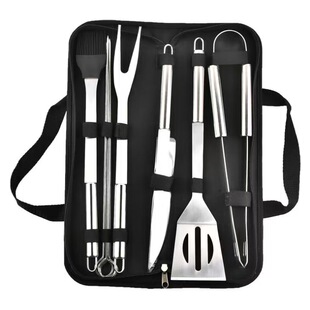 BBQ Tools suit Combination Stainless Steel BBQ suit Fork Shovel Oxford Bag Outdoor Amazon BBQ Baking Tool