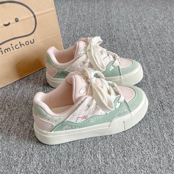Yuanbo 2025 primavera nuevas zapatillas de deporte de todo fósforo estudiantes zapatos de lona coreanos Harajuku de corte bajo