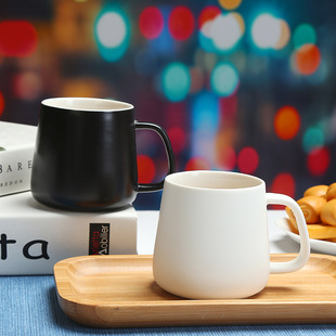 Nordic Simple Hotel Hotel Gargle Cup Tea Cup Couple Cup Big Belly Cup Mug Ceramic Cup Logo
