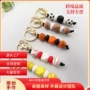 球类串珠硅胶橄榄球配饰