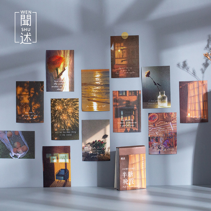 Wen Shu Heyi libro pegatina de papel Galaxy Museo serie ins estudiante diario DIY material pegatinas 6 modelos