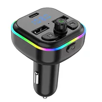 P14 Автомобильный Bluetooth MP3 громкой связи Автомобильный FM-передатчик QC3.0 Двойной USB автомобильный музыкальный плеер