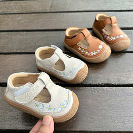 2024春季女宝宝鞋小皮鞋公主鞋婴儿鞋子一周岁学步鞋软底女童单鞋