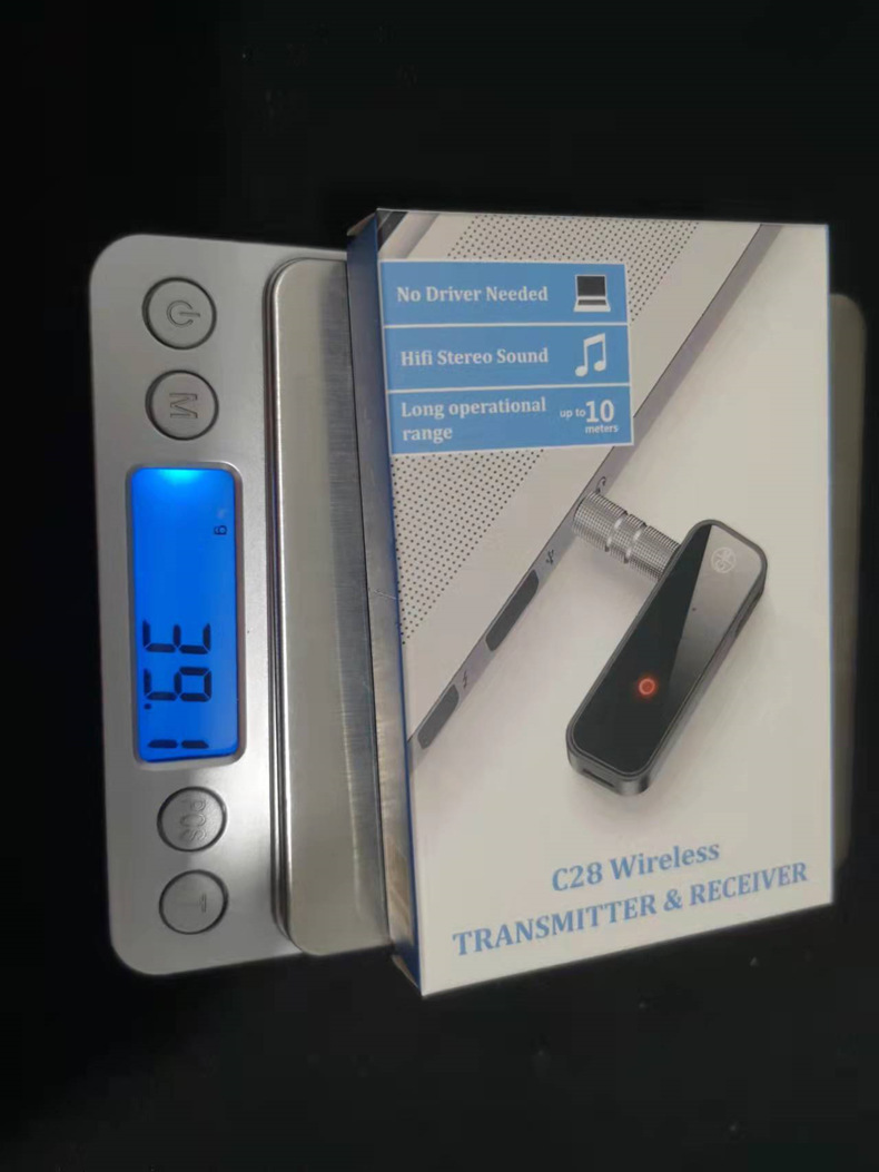 Пакет цветной коробки передатчика и приемника T03 2-в-1