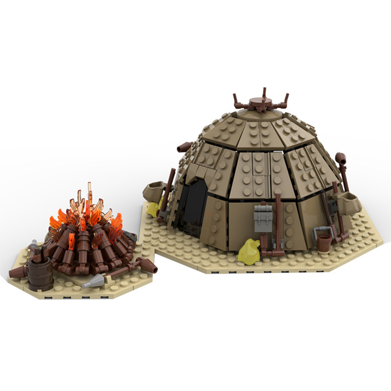 No. 418 C7770 Tatuying Campfire/Village Moc-97196 Children's Educational Building Block Model Toy No. 418 C7770 Tatuying Campfire/Village Moc-97196 Children's Educational Building Block Model Toy