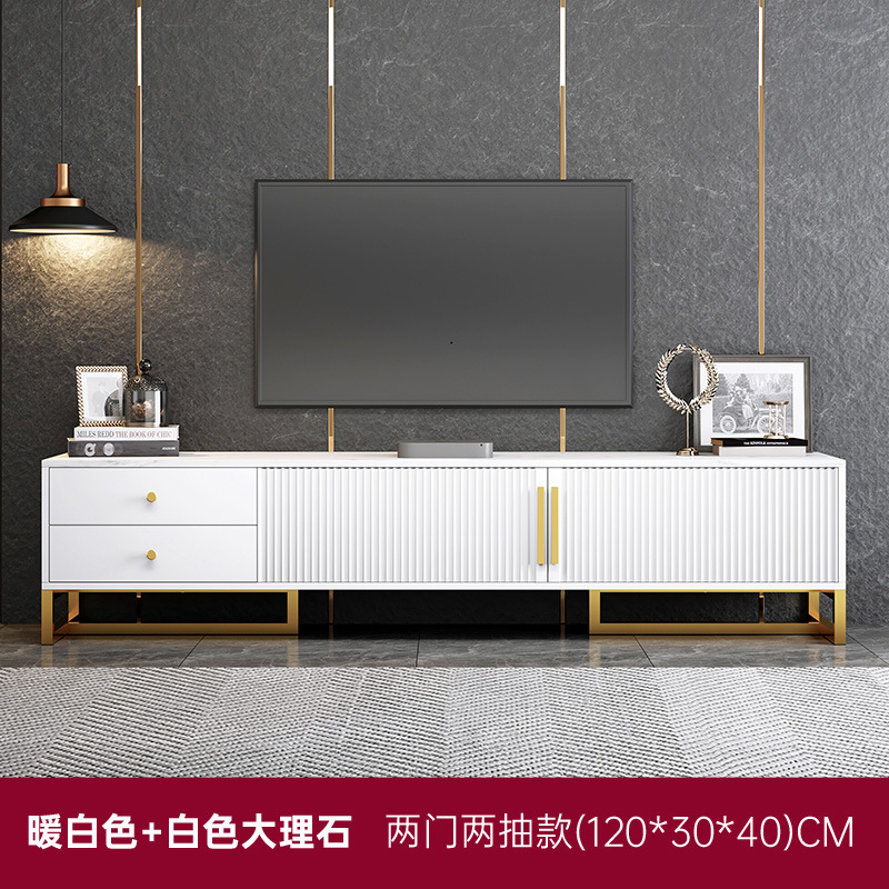 億家達テレビの棚の現代のシンプルなお茶の組み合わせの軽い豪華な貯蔵物の床の棚の客間の家具の狭い組み合わせの壁の棚|undefined