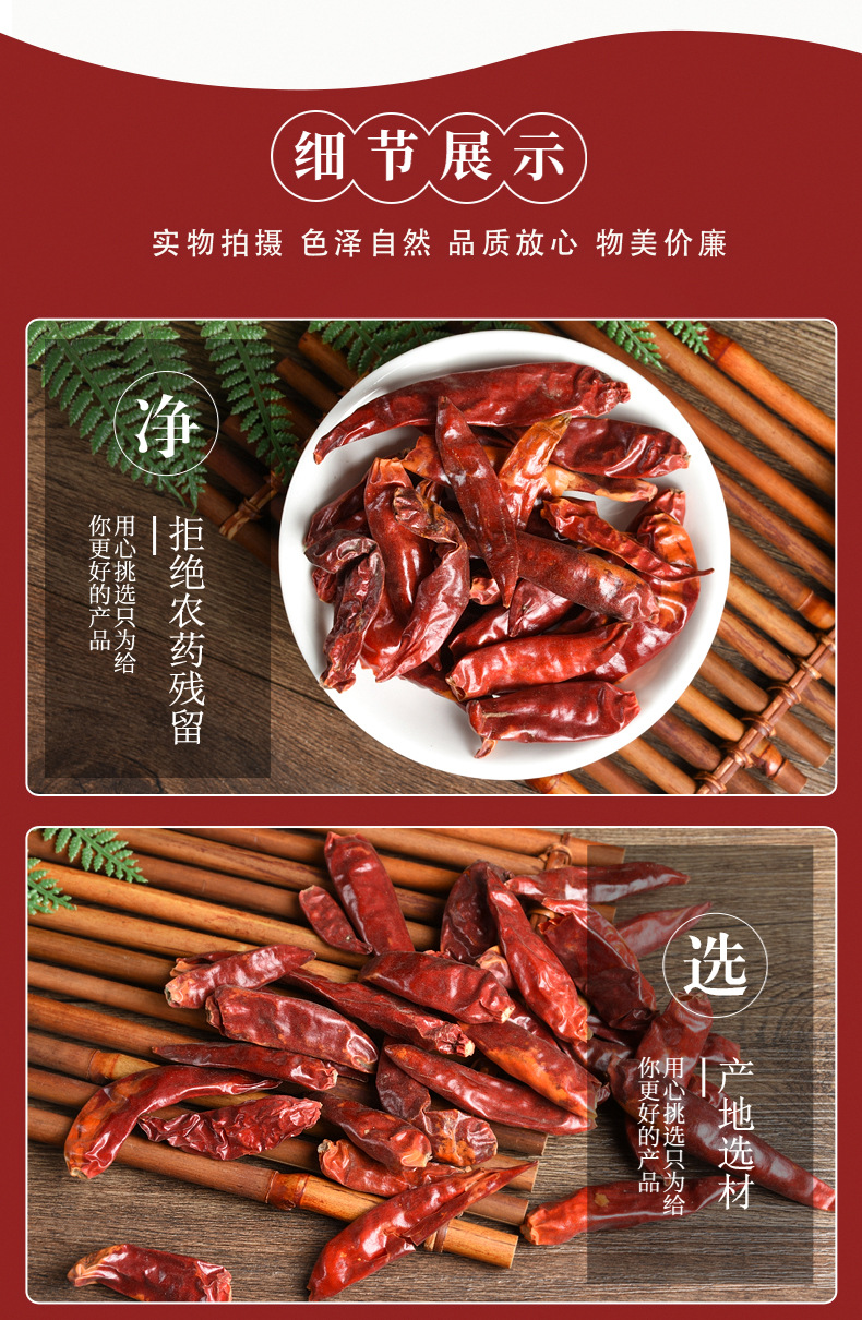 Chili Pepper (Capsicum annuum) — Dried Hot Chili Segments, Flakes & Powder for Culinary Use quality and texture