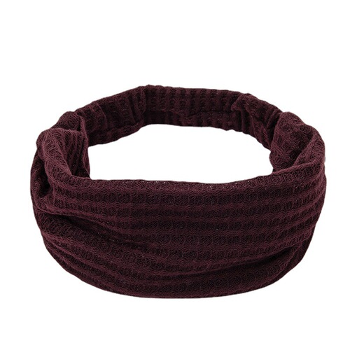 Korean Wide Edge Hairband Covering Gray Hair Headband Postpartum Washing Fabric Head Scarf Headband Warm Head Cover Hair Accessory