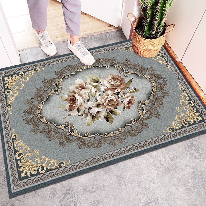 Persian Carpet for Entrance, Bathroom, and Doorway; Absorbent Floor Mat for Entryway; Entrance Door Mat; Entryway Floor Mat