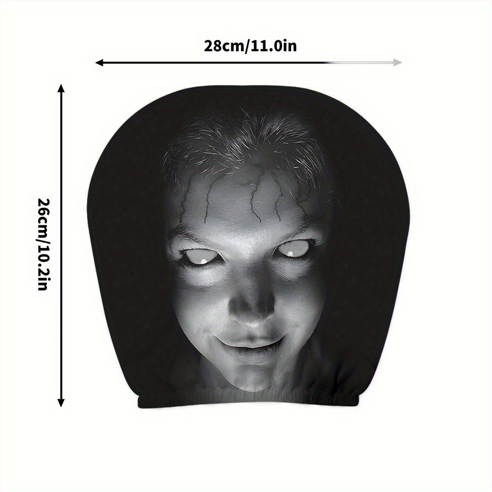 Amazon's best-selling portrait-printed car headrest cover, universal neck pillow cover for the car, can be customized with labels and shipped according to your design