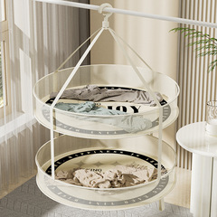 Multifunctional clothes basket, drying net, clothes hanger, underwear tile mesh bag, sock drying artifact, household clothes drying basket