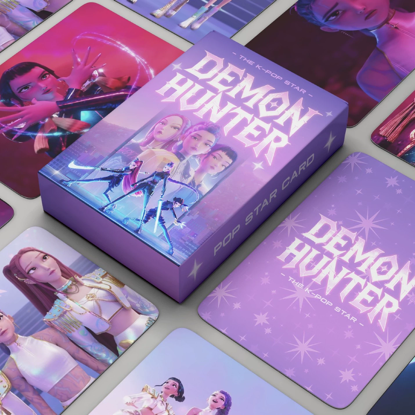 Набор LOMO‑карточек «Demon Hunter» K‑pop 2D аниме, 55 штук коллекционный