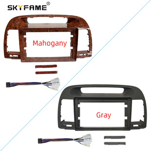 Variety set frame is suitable for 02-05 Toyota Camry Android navigation Camry dark gray panel frame line