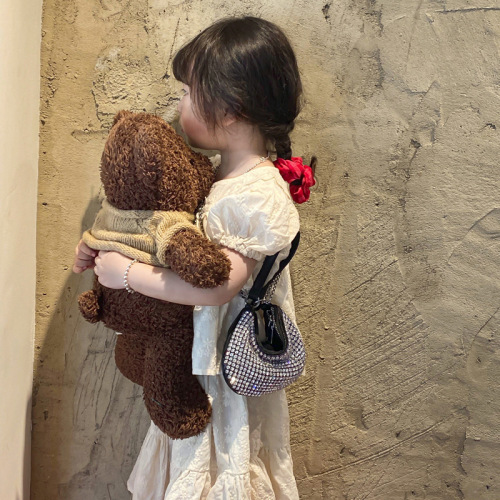 Korean style children's bag fashion girl handbag  summer new style outing coin purse baby mini shoulder bag