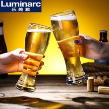 收腰扎啤杯精酿啤酒杯无铅玻璃大容量果汁杯欧式个性商用酒吧酒杯