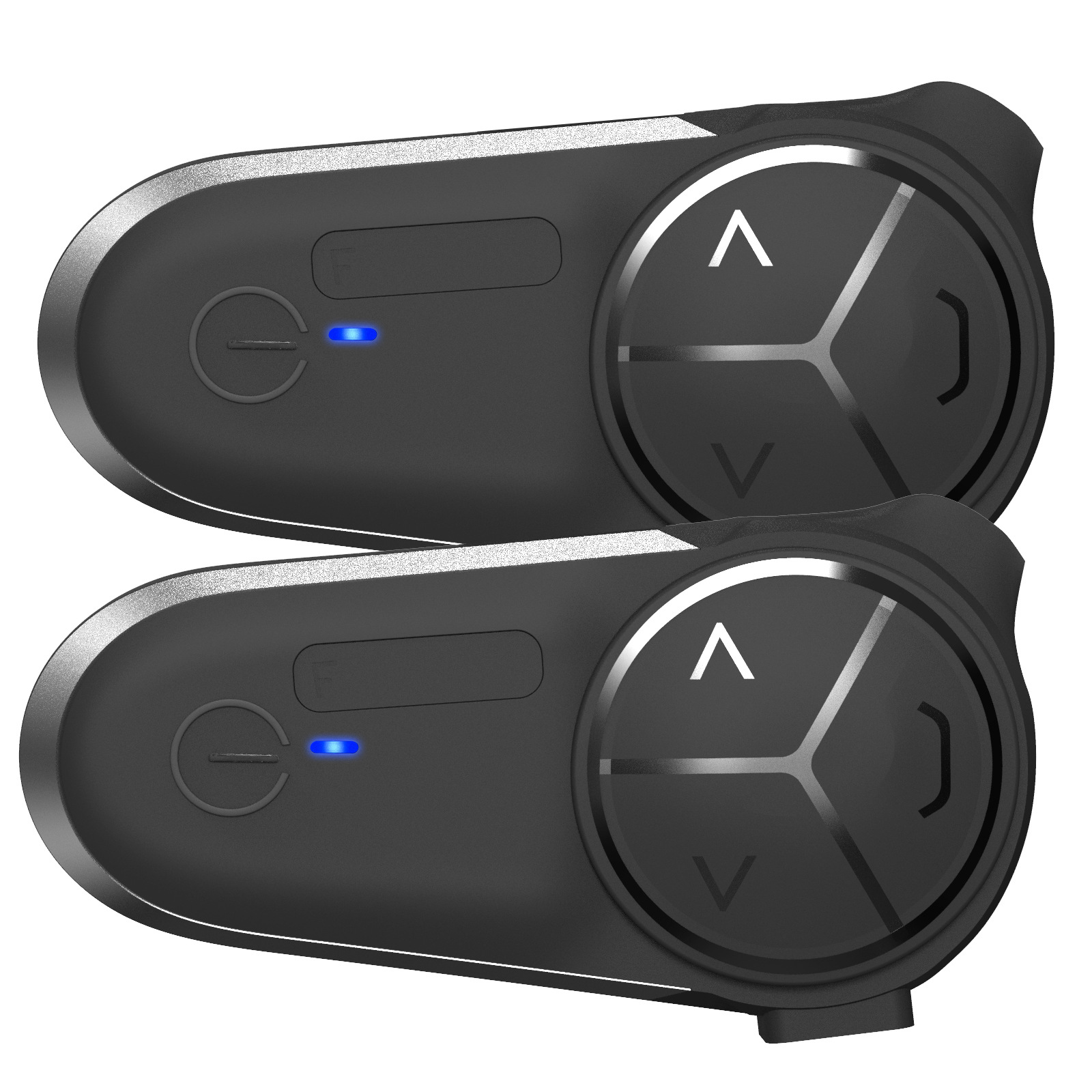 Bt-S5 Dual-Chip Helmet Bluetooth Headset Motorcycle Intercom Headset Helmet Intercom for 3 to 10 People to Communicate Together