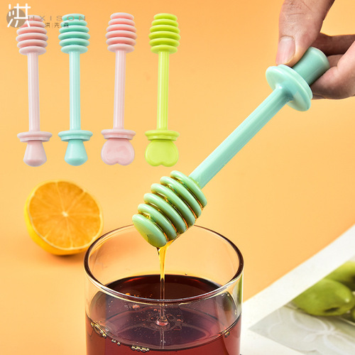 Sugar Stick Plastic Honey Stirrer, Coffee and Milk Tea Stirrer, Jam and Cream Stirrer, Kitchen Small Tools