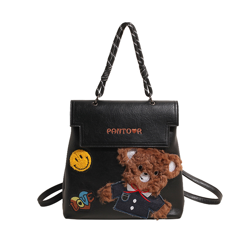 Insignia bolso de mano leopardo mujer 2024 nueva moda moda multifuncional mochila de hombro de alta calidad mochila de hombro