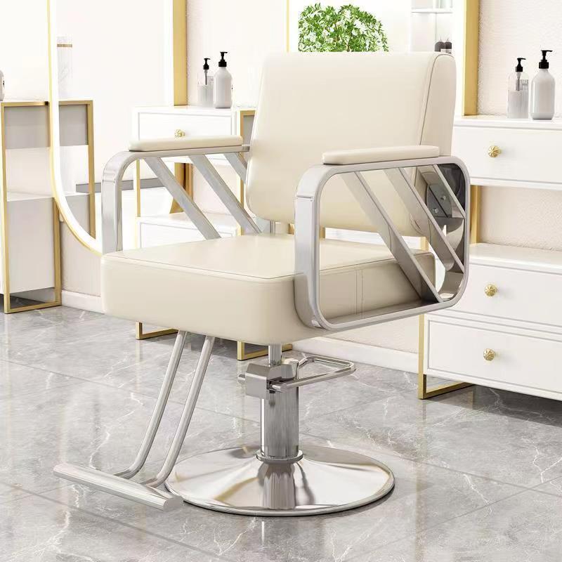 Peluquería Silla de pelo salón especial de corte de pelo taburete de alto grado teñido caliente asiento de elevación silla giratoria de pelo al por mayor