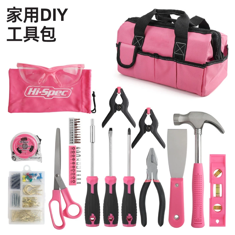 Комплект из 130 предметов для домашнего инструмента Комплект для ежедневного ремонта дома Комплект отвертки молотка