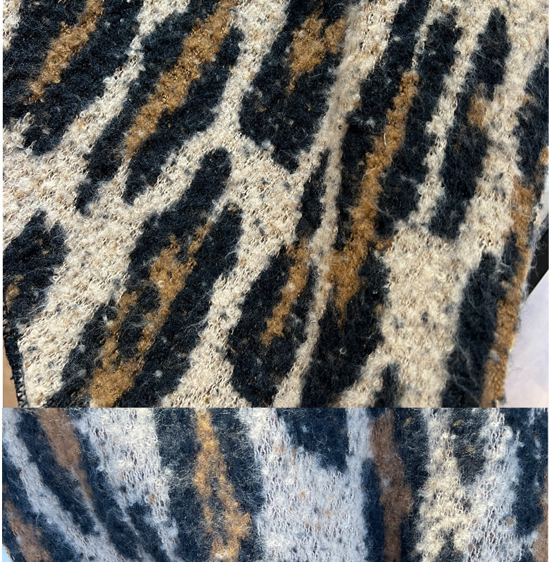 Bufanda mujer leopardo de cachemira imitación mantón invierno_voghion.com