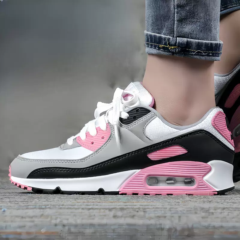 Кроссовки Max90 женские спортивные одиночные кроссовки подушка воздушная амортизация повседневные спортивные кроссовки для бега кросс-континентальные кроссовки для мужчин и женщин