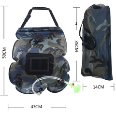 Outdoor Portable 20L Solar Shower Bag Camping Folding Water Storage Bag Amazon Camping Bath Bag Bath Bag