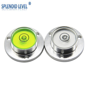 Bullseye bubble level Fan small bull's eye level metal round level Mini Portable level beads