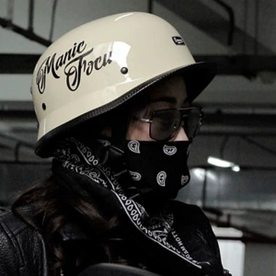 Motosiklet kaskı (dəbilqə) – Electric Vehicle Helmet German Retro