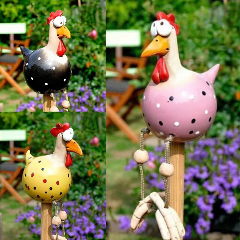 Cross-Border Long-Legged Chicken, Spring Scent Fence, Resin Ornament, Courtyard Decoration, Silly Chicken, Spoof Funny Chicken Design Cross-Border Long-Legged Chicken, Spring Scent Fence, Resin Ornament, Courtyard Decoration, Silly Chicken, Spoof Funny Chicken Design