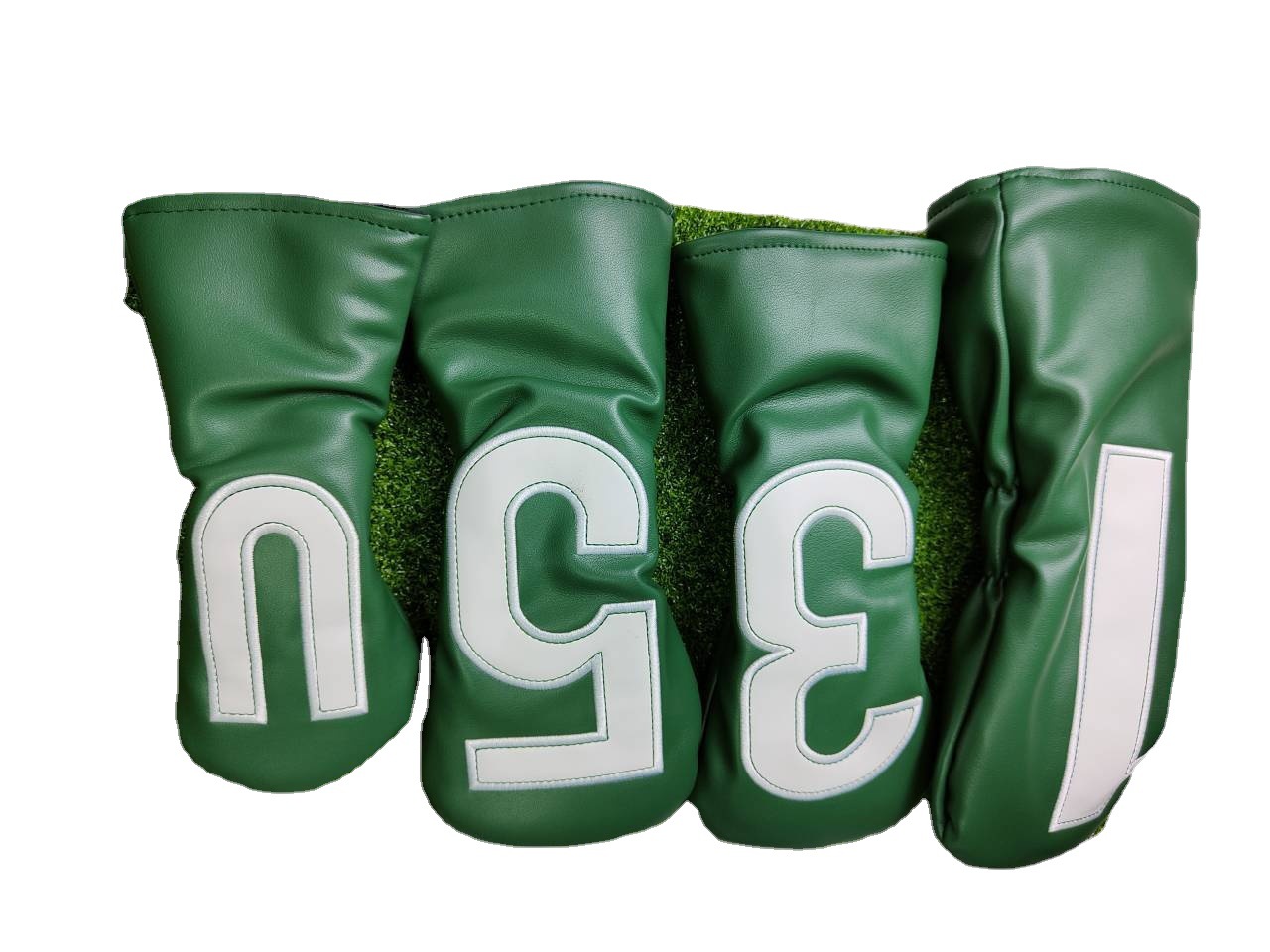 Golf club cubierta cubierta de madera cubierta de cabeza de palo cubierta de bordado impresión pintura en caliente