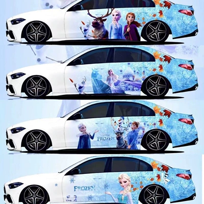 Body Painting Film, Gradient Graphic Design, Auto Color Change Film - snow-white-series-default-item