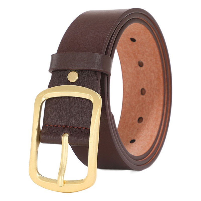 Nuevo cinturón de cuero para hombres cinturón de cuero genuino cinturón de cuero casual del todo fósforo para hombres cinturón de hebilla de fábrica al por mayor