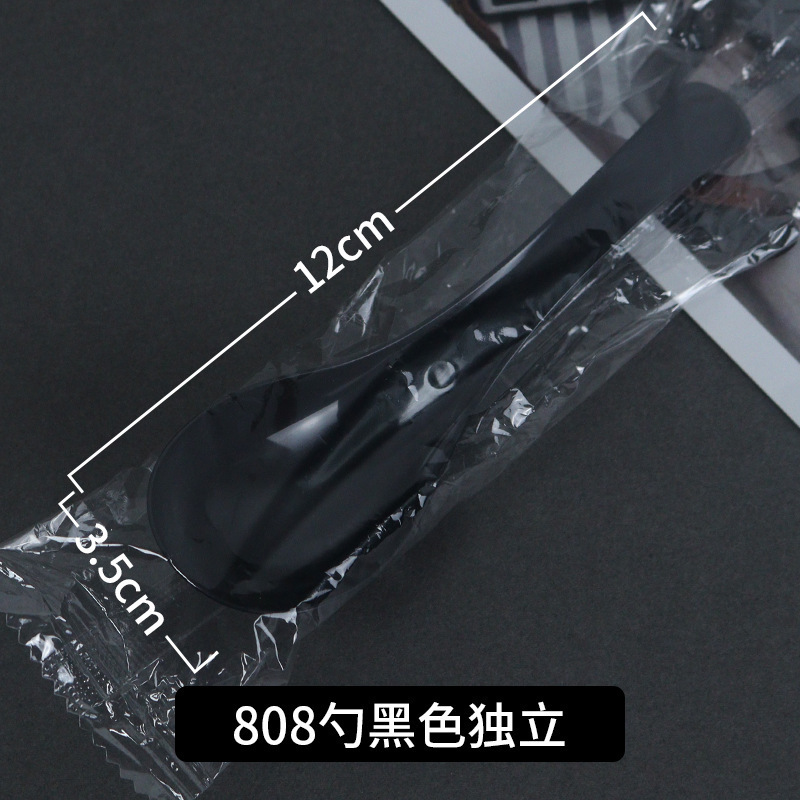 使い捨てスプーンはファストフードスプーンのプラスチックを単独で包装して、氷粉のデザートの焼き芋のスプーンを包装します。|undefined
