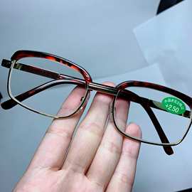 世行水晶眼镜东海水晶老花镜耐磨高清花镜高档真水晶石头镜男女款