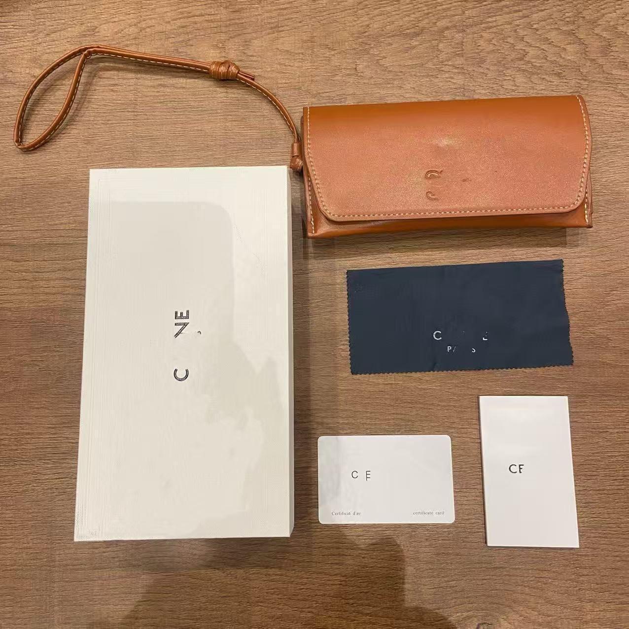 Mayorista de marca de alta calidad Xiaoxiang caja de gafas de sol conjunto completo de moda caja de embalaje de gafas de sol alta calidad