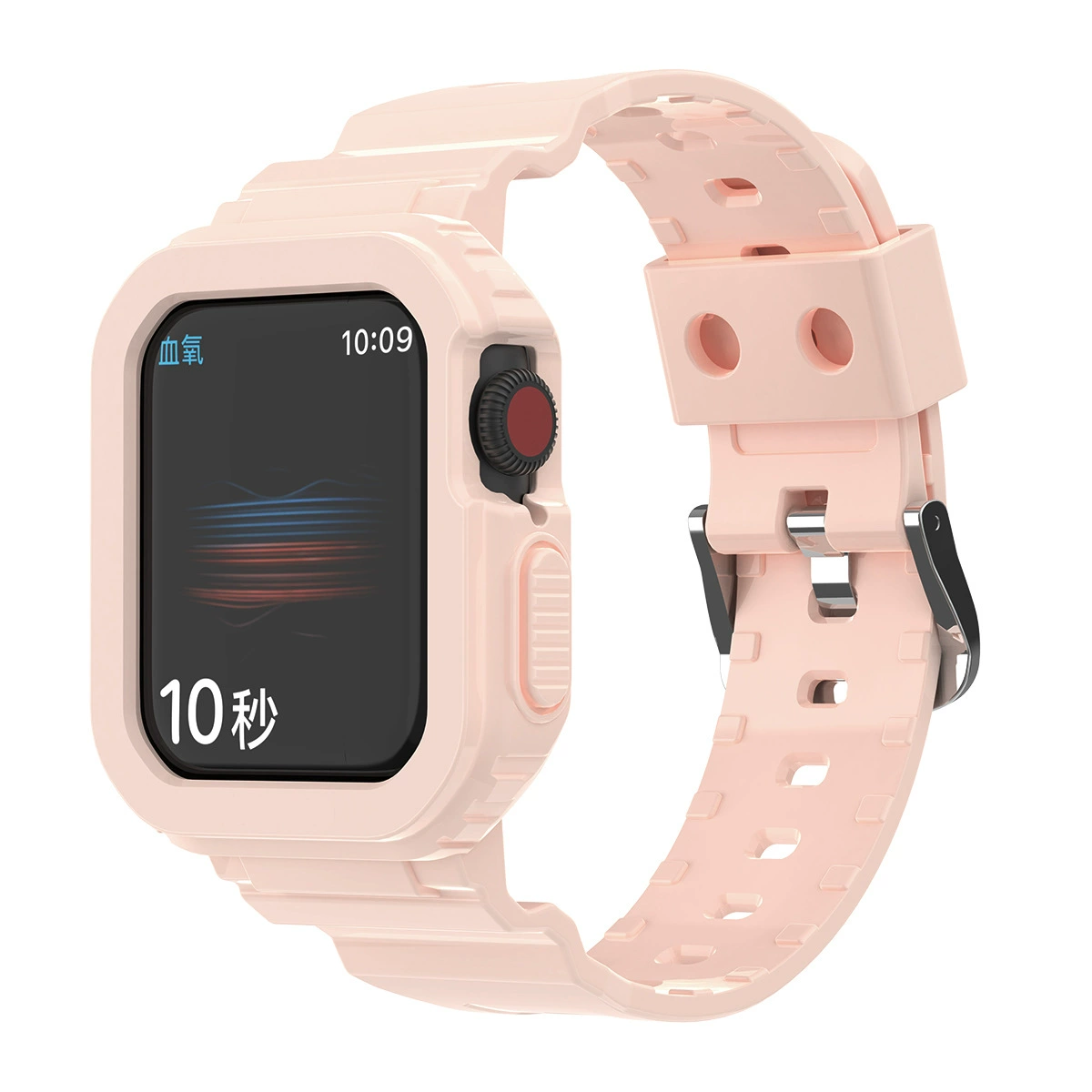 Применяемые часы Apple Watch7 Watch IWATCH8 Glacier TPU Apple новый прозрачный интегрированный силиконовый держатель