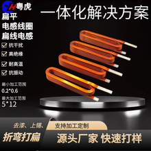 定子绕线电感扁线电机集中绕组分布高频车规级