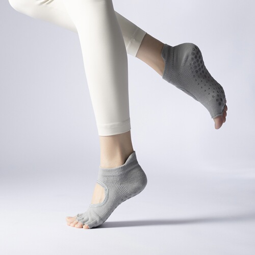  New High Quality Summer Pilates Socks Yoga Socks Anti-Slip Professional Women's Toe Socks Sports Split Toes