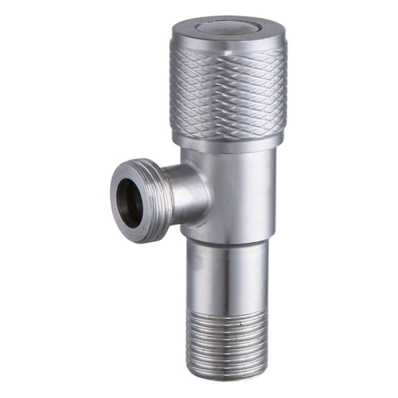 Угловой клапан из нержавеющей стали 304 один в два в унитаз Угловой клапан удлиненный треугольный клапан утолщенный латунный сердечник клапана для ванной оптом