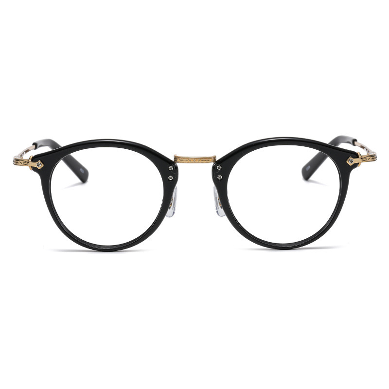 Glasses Framework Female Pure Titanium New Japanese Retro Full Full…