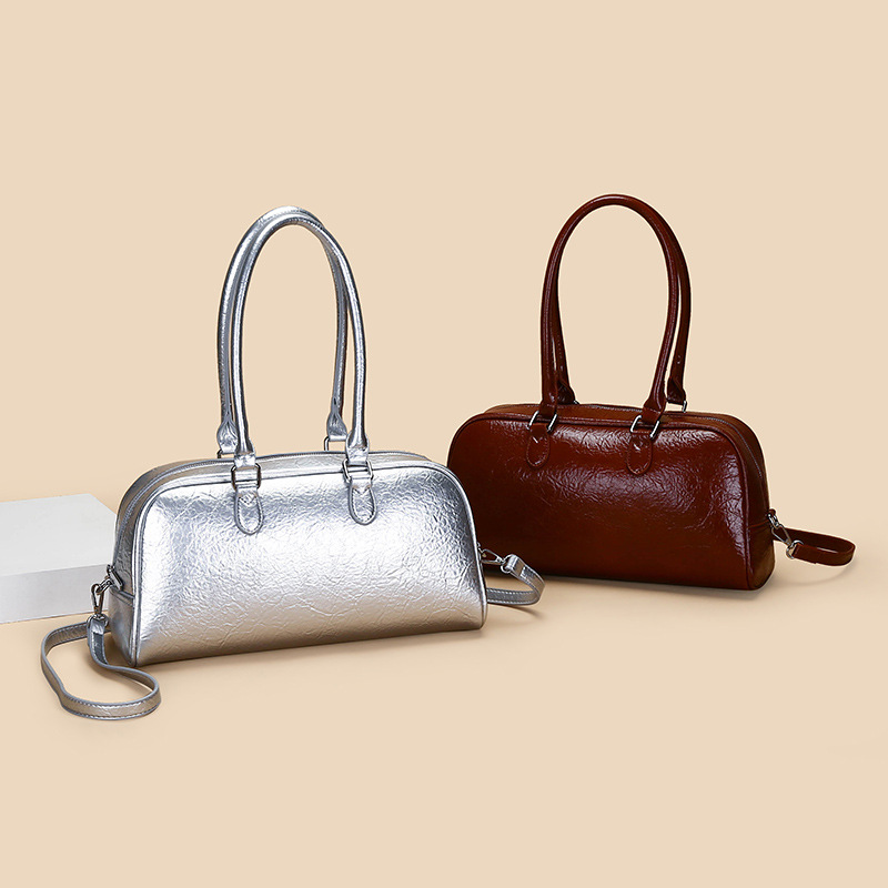 Damen Ledertasche Schultertasche Luxus Handtasche Praktisch_voghion.com