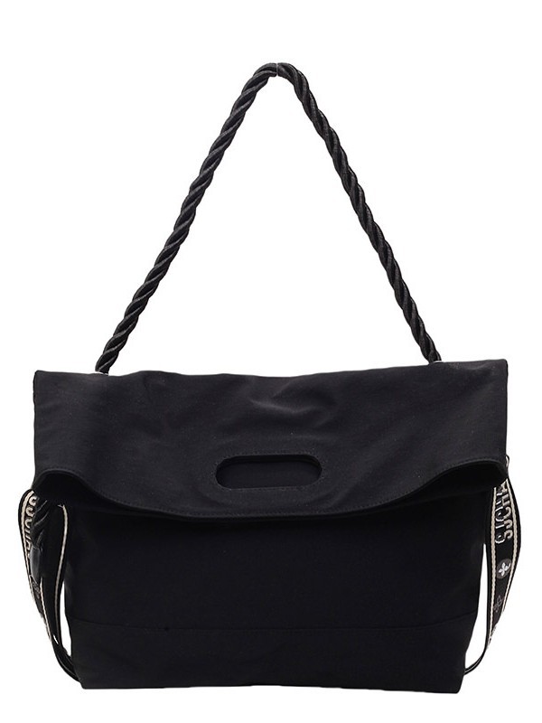 Bolso de tela de nylon de gran capacidad para mujeres 2025 verano nuevo estilo coreano simple mochila de hombro mochila de viaje casual
