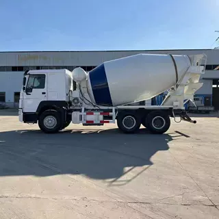 跨境重汽豪沃混凝土搅拌车后八轮商砼罐车12方14方商混水泥运输车