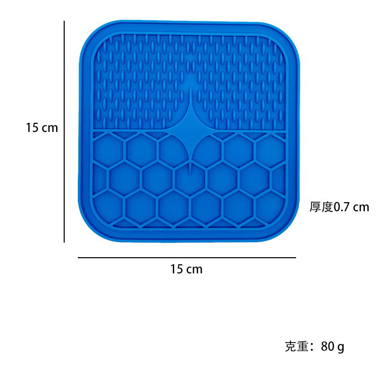 Mascotas de succión de silicona pura para mascotas, almohadillas para lamer, dispositivo de comida lenta para perros, anti-asfixia y anti-volcado, tazón para perros para mascotas ecológico, tazón para gatos, utensilios para comer