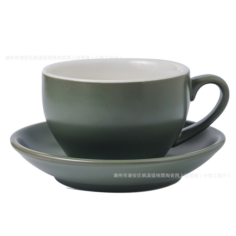 Nórdico retro tazas de café y platos set de tazas de cerámica tazas de latte tazas de negocios de hotel tazas y platos de desayuno tazas