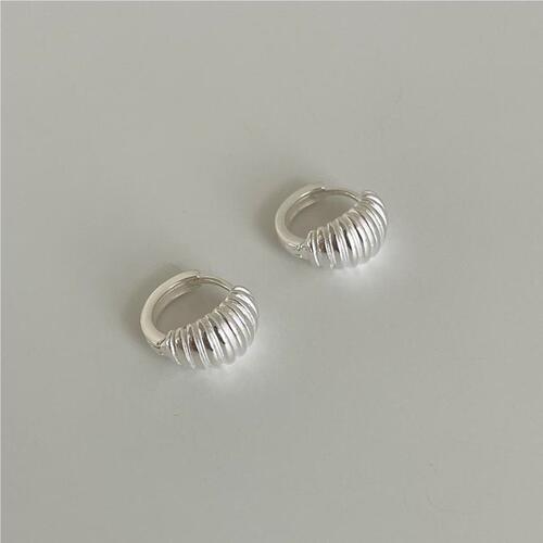 Fan Zhiqiao Korean version 925 sterling silver earrings and earrings for women, simple and fashionable ins style Xiaohongshu earrings and earrings