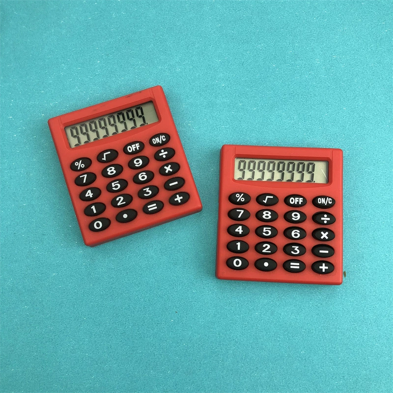 Карманный мини-калькулятор «Small Quartet Pocket Cartoon Mini Calculator Pocket Treasure Block Battery Calculator Candy Portable Computer»
