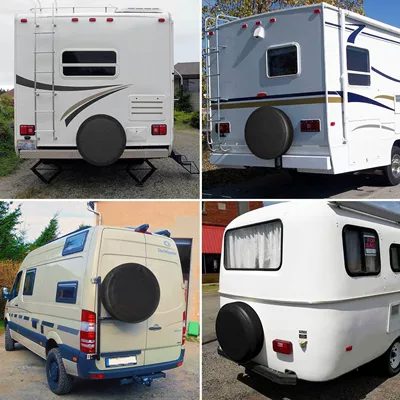 Spare wheel cover – Black Wheel Cover